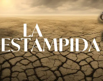 El logo de la estampida