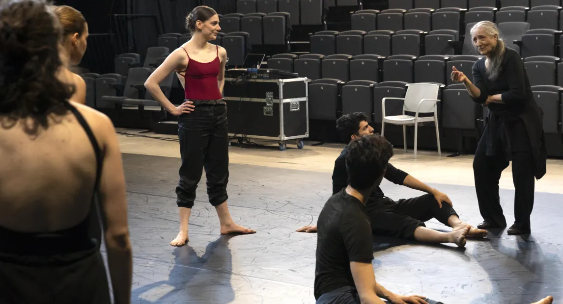 Ana Laguna durante la master workshop
