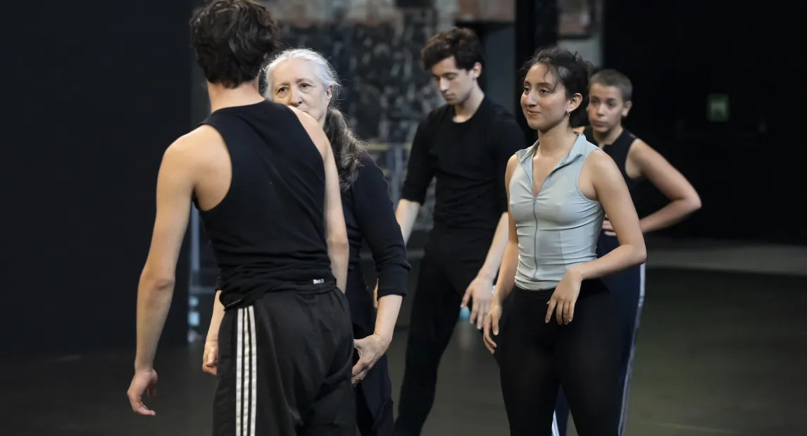 Ana Laguna durante la master workshop