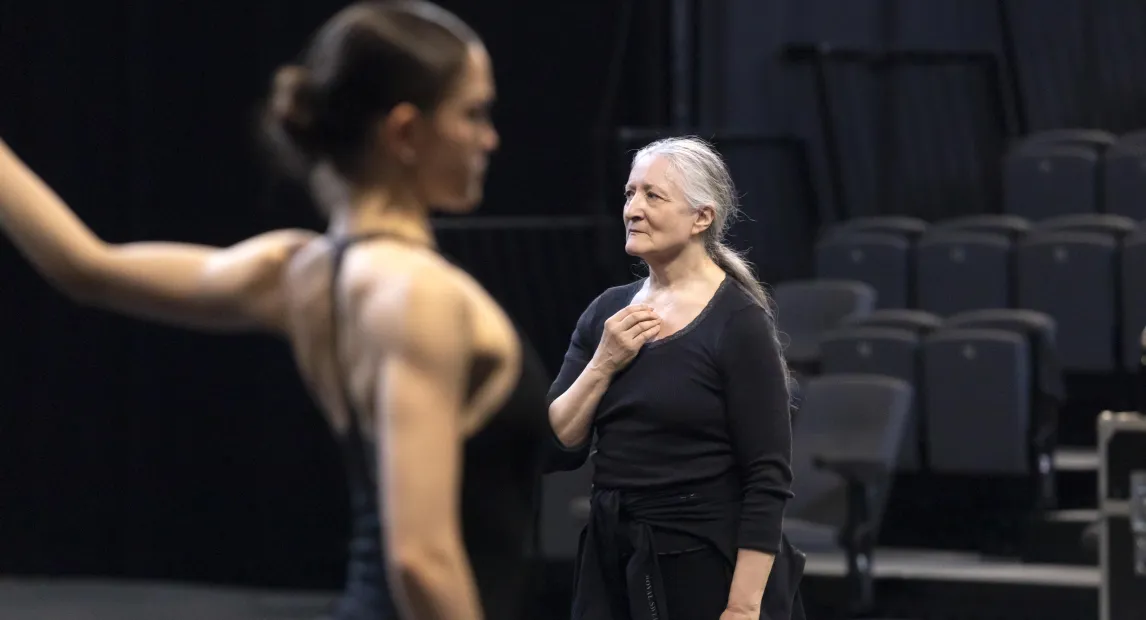Ana Laguna durante la master workshop