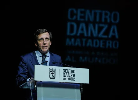El alcalde de Madrid en presentación del Centro Danza Matadero