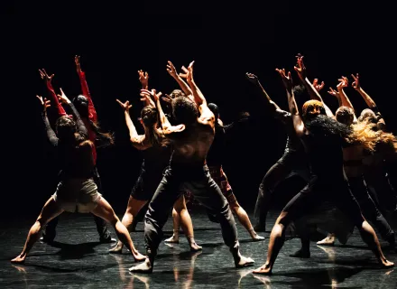 Martha Graham Dance Company in new work by Hofesh Shechter, co-produced by Studio Simkin. Photo by Chris Jones.
