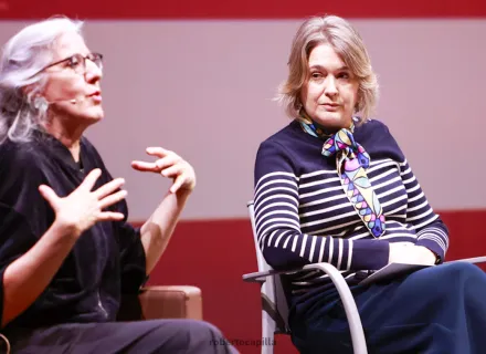 Marta Rivera de la Cruz y María Pagés