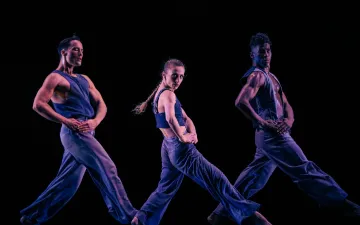 Alessio Crognale-Roberts, Marzia Memoli, Lloyd Knight in Jamar Roberts’s We the People; photo by Isabella Pagano.