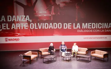 Marta Rivera de la Cruz, María Pagés y Arnaud Mahouy