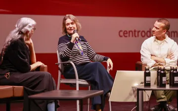 Marta Rivera de la Cruz, María Pagés y Arnaud Mahouy