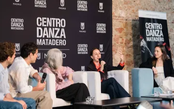 Presentación en rueda de prensa de 'Struere', en Centro Danza Matadero. Foto de Alba Muriel
