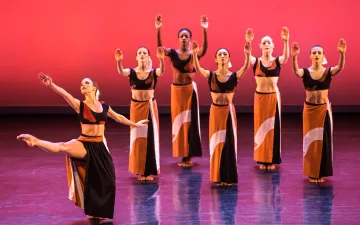 Martha Graham Dance Company in Dark Meadow Suite; photo by Brigid Pierce.