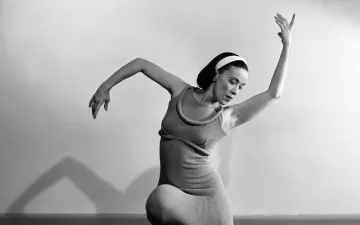 Martha Graham in Ekstasis; photo by Barbara Morgan.